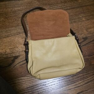 Joy Susan Tan and Brown Men's Messenger Bag